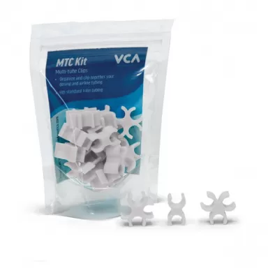VCA Multi Tube clips Seafoam White
